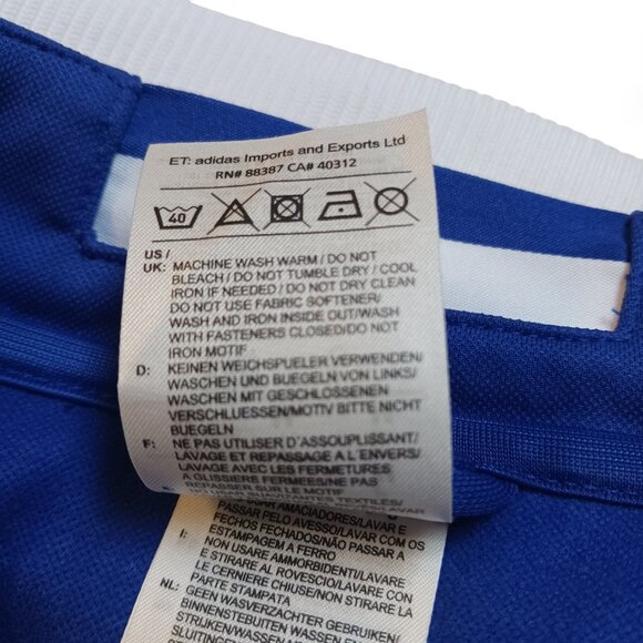 Men’s Adidas Chelsea FC Full Zip Anthem Jacket – Size M,  Blue and White NWOT - Picture 11 of 15